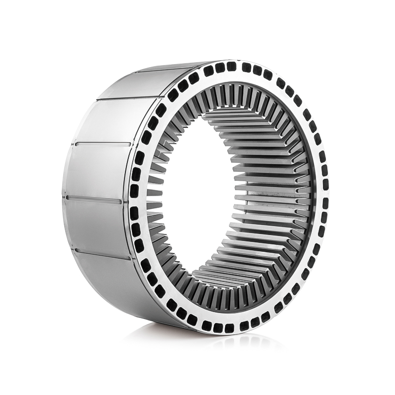 Trekkmotorstator og rotorkjerne