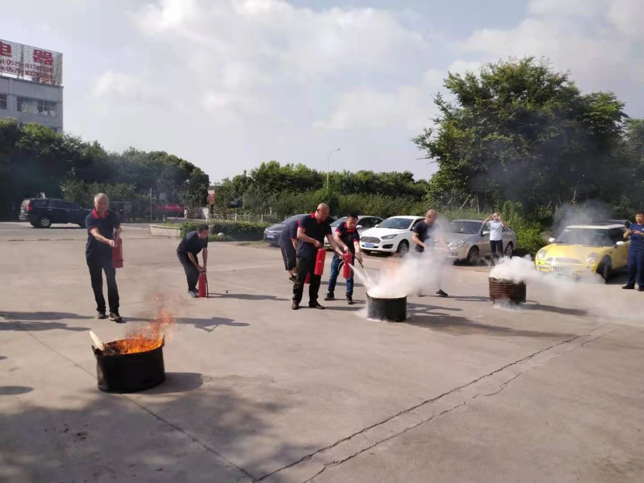 Brannøvelse fra Zhejiang Jufeng Co., Ltd.s aktivitetsserie 