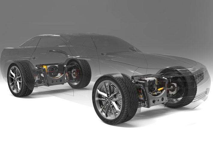 Stator og rotorkjerne for elektrisk kjøretøy