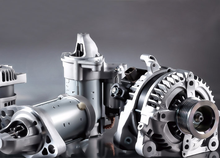 Små motorstator og rotorkjerne for biler